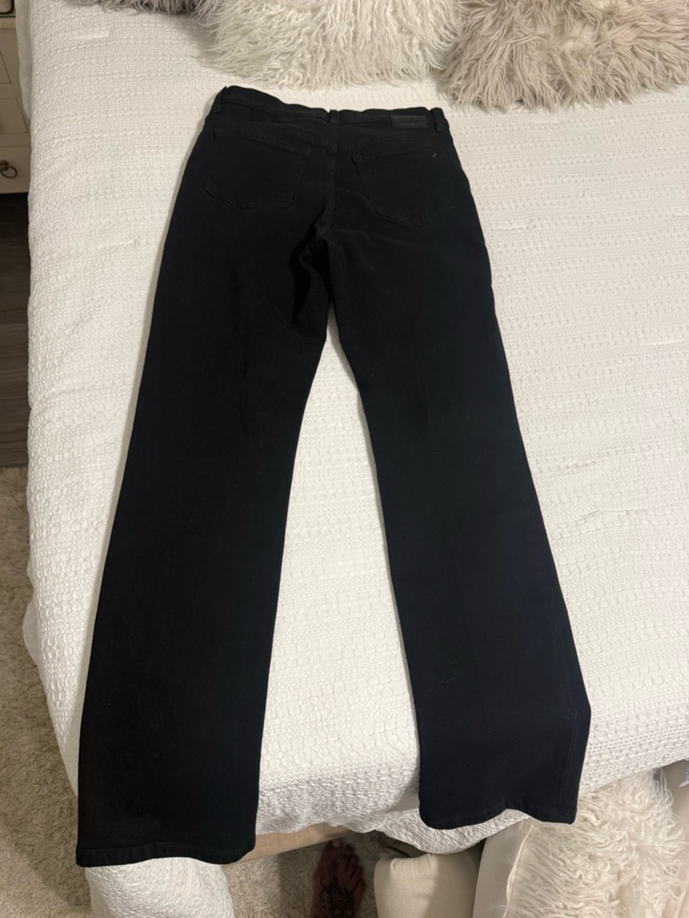 Classic Black Straight-Leg Pants - Picture 2 of 11